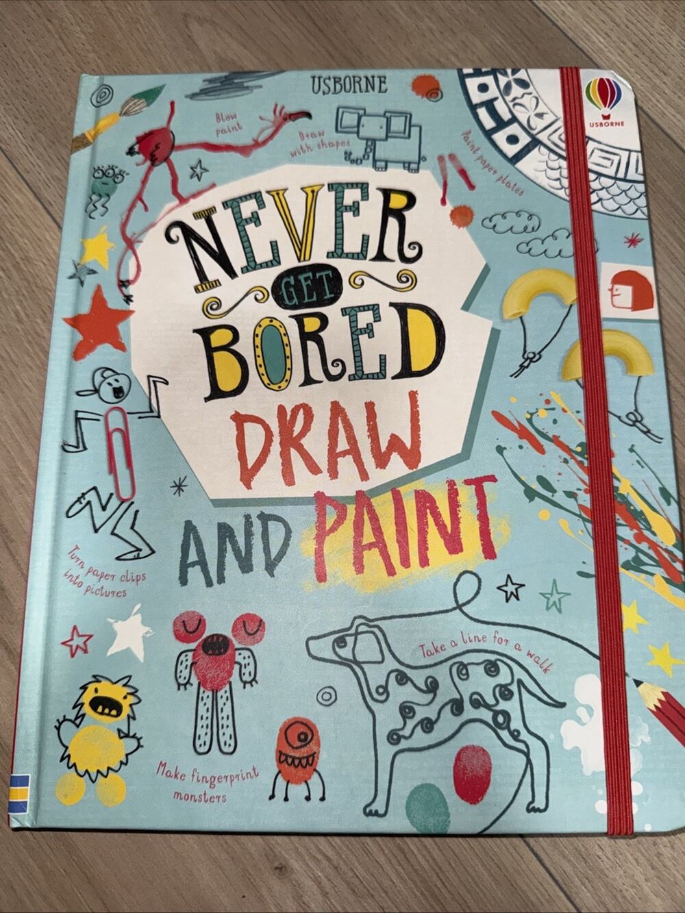 Never Get Bored Draw and Paint - Hardcover By James Maclaine - BRAND NEW